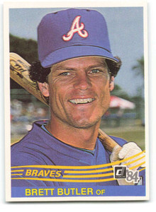 1984 Donruss #141 Brett Butler VG Atlanta Braves 