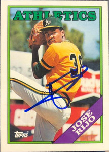 Jose Rijo Autographed 1988 Topps Tiffany #316