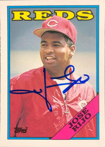 Jose Rijo Signed 1984 Fleer Baseball Card - New York Yankees