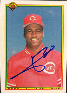 Jose Rijo Autographed 1990 Leaf #282 - Under the Radar Sports