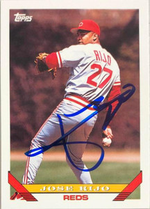 Jose Rijo Autographed 1993 Topps #165