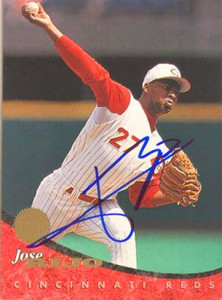 Jose Rijo Autographed 1994 Leaf #340