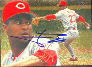 Jose Rijo Autographed 1995 Flair #122