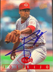 Jose Rijo Autographed 1995 Fleer Ultra #147