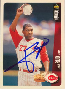 Jose Rijo Autographed 1996 Collector's Choice #113