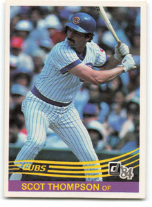 1984 Donruss #167 Scot Thompson VG Chicago Cubs 