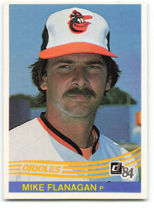 1984 Donruss #169 Mike Flanagan VG Baltimore Orioles 