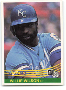 1984 Donruss #175 Willie Wilson VG Kansas City Royals 