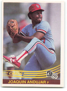 1984 Donruss #181 Joaquin Andujar VG St. Louis Cardinals 