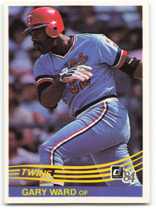 1984 Donruss #192 Gary Ward VG Minnesota Twins 