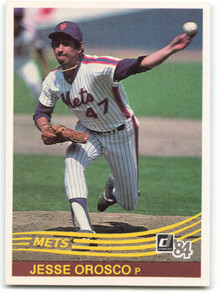 1984 Donruss #197 Jesse Orosco VG New York Mets 