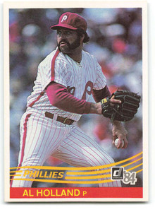 1984 Donruss #204 Al Holland VG Philadelphia Phillies 