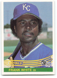 1984 Donruss #222 Frank White VG Kansas City Royals 
