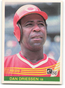 1984 Donruss #243 Dan Driessen VG Cincinnati Reds 