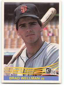 1984 Donruss #265 Brad Wellman VG San Francisco Giants 