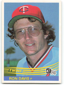 1984 Donruss #269 Ron Davis VG Minnesota Twins 