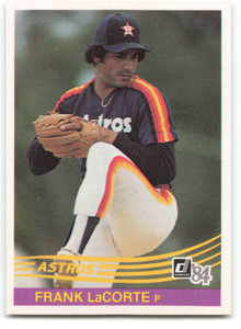 1984 Donruss #283 Frank LaCorte VG Houston Astros 