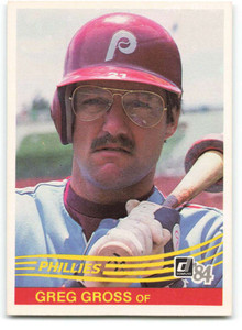 1984 Donruss #285 Greg Gross VG Philadelphia Phillies 