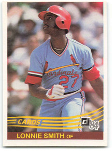 1984 Donruss #231 Lonnie Smith VG St. Louis Cardinals 