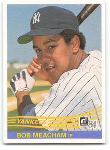 1984 Donruss #336 Bobby Meacham VG RC Rookie New York Yankees 