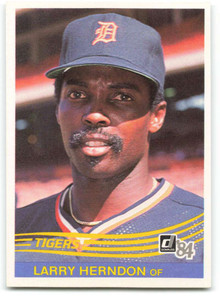 1984 Donruss #349 Larry Herndon VG Detroit Tigers 