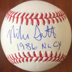 Mike Scott Autographed ROMLB Baseball 1986 NL Cy Mike Scott Autographed ROMLB Baseball 1986 NL Cy