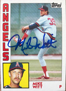Mike Witt Autographed 1984 Topps #499