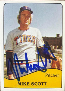 Mike Scott Autographed 1979 TCMA Tidewater Tides #15