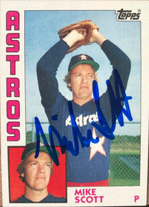Mike Scott Autographed 1984 Topps #559