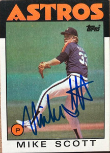 Mike Scott Autographed 1986 Topps #268