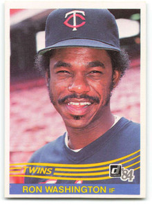 1984 Donruss #391 Ron Washington VG Minnesota Twins 