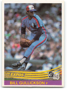 1984 Donruss #401 Bill Gullickson VG Montreal Expos 