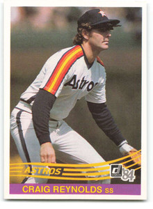 1984 Donruss #405 Craig Reynolds VG Houston Astros 