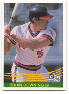 1984 Donruss #423 Brian Downing VG California Angels 