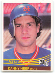 1984 Donruss #434 Danny Heep VG New York Mets 