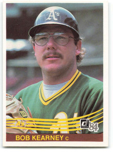 1984 Donruss #462 Bob Kearney VG Oakland Athletics 