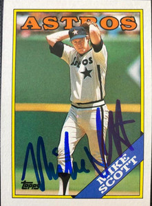 Mike Scott  Autographed 1988 Topps #760