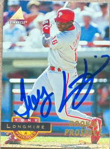 Tony Longmire Autographed 1994 Pinnacle #528