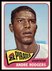 1965 Topps #536 Andre Rodgers VG  SP Pittsburgh Pirates 