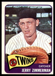 1965 Topps #299 Jerry Zimmerman VG  Minnesota Twins 