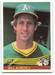 1984 Donruss #467 Bill Almon VG Oakland Athletics 
