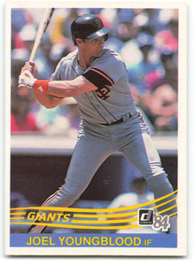 1984 Donruss #480 Joel Youngblood VG San Francisco Giants 