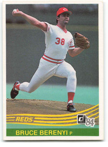 1984 Donruss #487 Bruce Berenyi VG Cincinnati Reds 