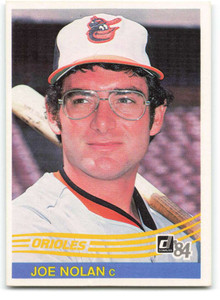 1984 Donruss #489 Joe Nolan VG Baltimore Orioles 