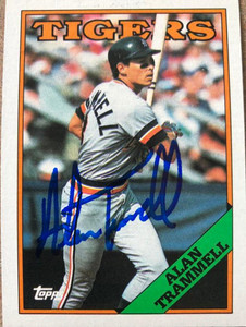 Alan Trammell Autographed 1981 Topps #709 - Under the Radar Sports