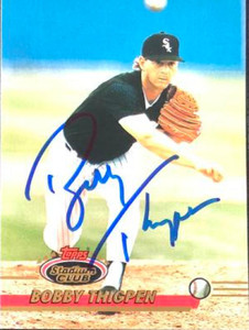 Bobby Thigpen Autographed 1993 Stadium Club #575