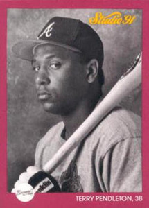 1991 Studio #148 Terry Pendleton NM-MT  Atlanta Braves 