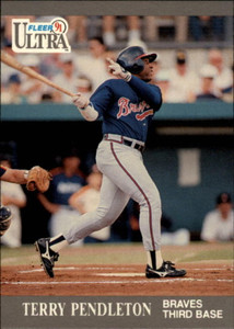 1992 Bowman #254 Terry Pendleton VG Atlanta Braves - Under the Radar Sports