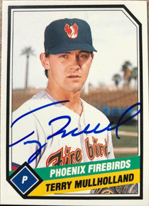 Terry Mulholland Autographed 1989 CMC Phoenix Firebirds #4