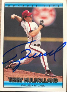 Terry Mulholland Autographed 1992 Donruss #268